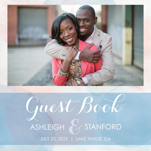 Watercolor Guest Book Watercolor Guest Book