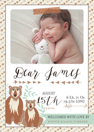 Baby Announcements by Bonnie Christine Baby Announcements by Bonnie Christine