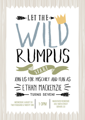 Wild Rumpus Birthday Wild Rumpus Birthday