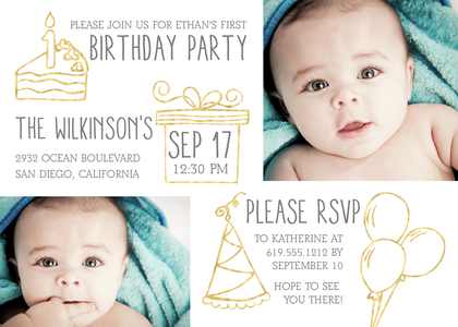 Hand-drawn Birthday Party Hand-drawn Birthday Party