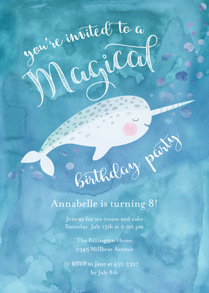 Magical Narwhal Birthday by Pennie Post Magical Narwhal Birthday by Pennie Post