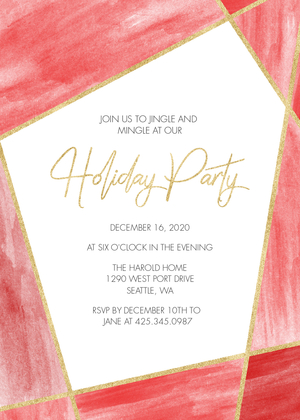 Geometric Holiday Party Geometric Holiday Party