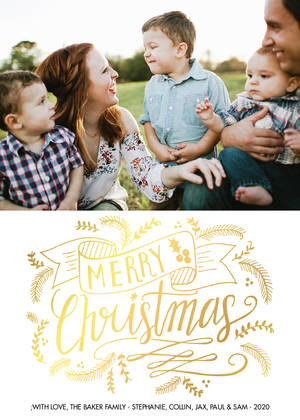 Merry Christmas Foil by Lily & Val Merry Christmas Foil by Lily & Val