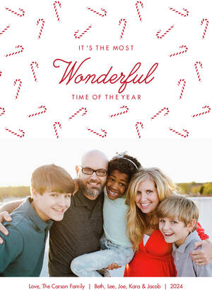 Candy Cane Greetings by Pennie Post Candy Cane Greetings by Pennie Post
