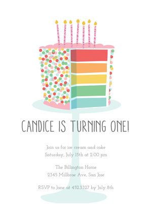 Rainbow Confetti Cake by Pennie Post Rainbow Confetti Cake by Pennie Post