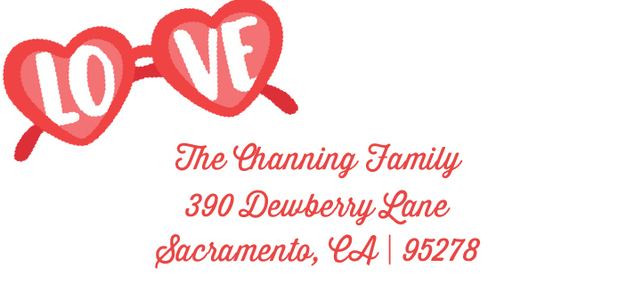 LOVE Valentine's Day Heart Glasses by Pennie Post LOVE Valentine's Day Heart Glasses by Pennie Post