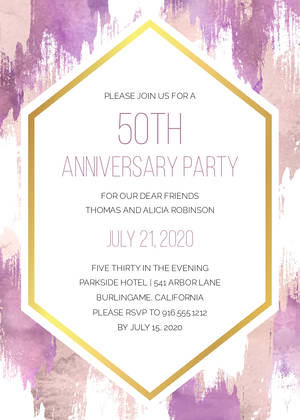 Foil Hexagon Anniversary Foil Hexagon Anniversary