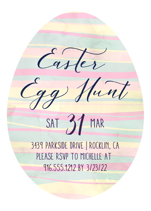 Easter Egg Hunt Invitation Easter Egg Hunt Invitation