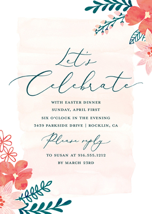 Easter Dinner Invitation Easter Dinner Invitation