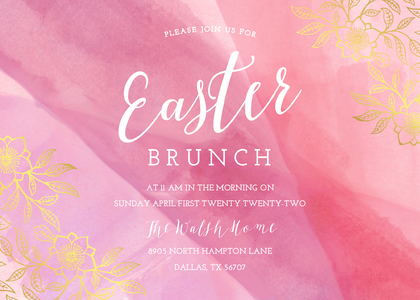Easter Brunch Invitation Easter Brunch Invitation