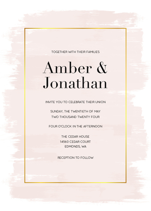 Painted Blush Wedding Painted Blush Wedding