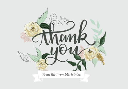 Hand-drawn Wedding Florals by Lily & Val Hand-drawn Wedding Florals by Lily & Val