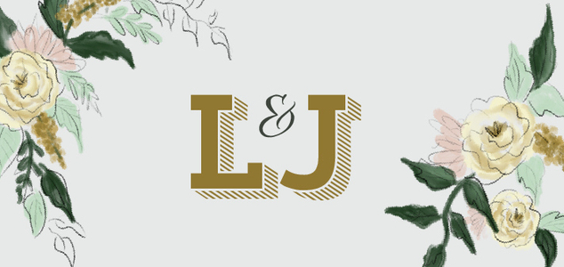 Hand-drawn Wedding Florals by Lily & Val Hand-drawn Wedding Florals by Lily & Val