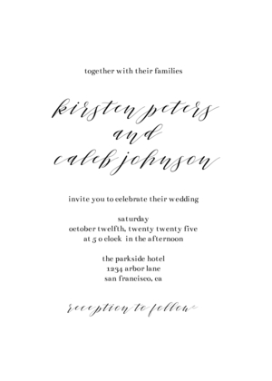 Elegant Modern Script Elegant Modern Script