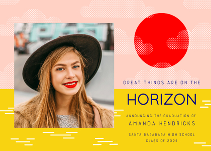 Great Things on the Horizon Graduation by Hello!Lucky Great Things on the Horizon Graduation by Hello!Lucky