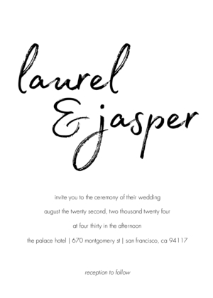 Modern Hand Lettered Wedding Modern Hand Lettered Wedding