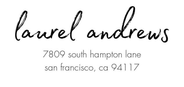 Modern Hand Lettered Wedding Modern Hand Lettered Wedding