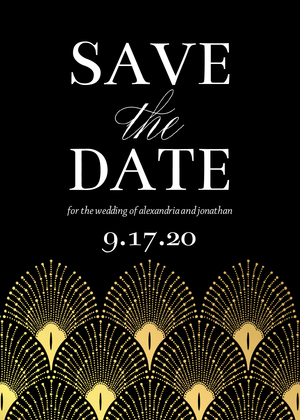 Black Gatsby Inspired Wedding Black Gatsby Inspired Wedding