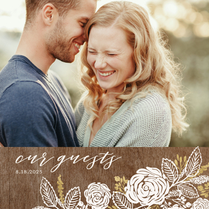 Rustic Chic Wedding Guest Book Rustic Chic Wedding Guest Book