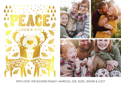 Peace Christmas Deers by Hello!Lucky Peace Christmas Deers by Hello!Lucky