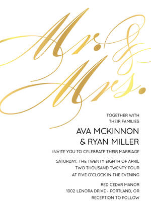 Classic White Wedding Classic White Wedding