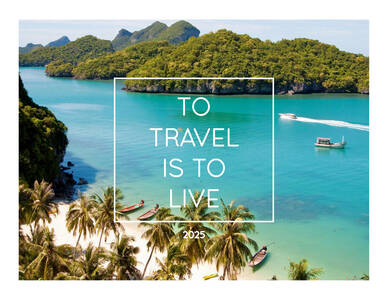 Travel Typography Calendar Travel Typography Calendar