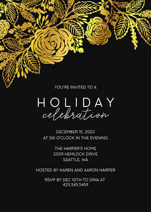 Floral Holiday Party Floral Holiday Party