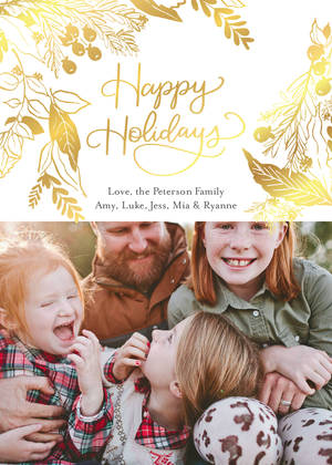 Happy Holidays Foliage by Lily & Val Happy Holidays Foliage by Lily & Val