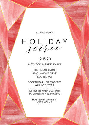 Geometric Holiday Soiree Geometric Holiday Soiree