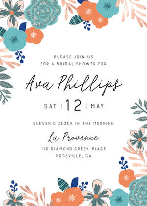 Classy Floral Bridal Shower Classy Floral Bridal Shower