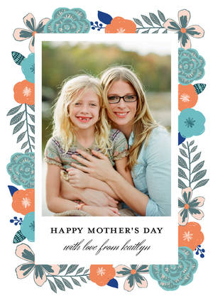 Floral Border Mother's Day Floral Border Mother's Day