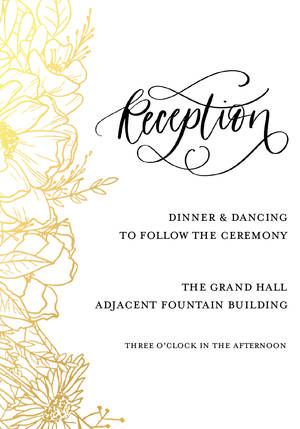 Botanical Line Wedding by the Pigeon Letters Botanical Line Wedding by the Pigeon Letters