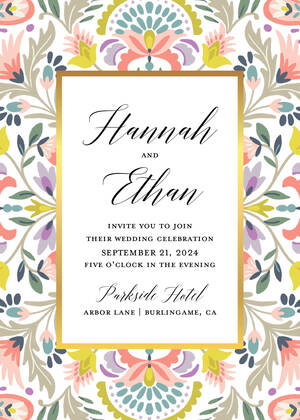 Floral Pattern Wedding Floral Pattern Wedding