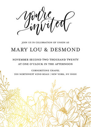 Botanical Line Wedding by the Pigeon Letters Botanical Line Wedding by the Pigeon Letters
