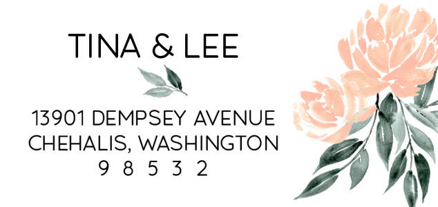 Peach Wedding by the Pigeon Letters Peach Wedding by the Pigeon Letters
