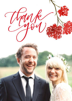 Red Watercolor Wedding by the Pigeon Letters Red Watercolor Wedding by the Pigeon Letters