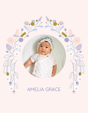 Baby Girl Photo Album by Elizabeth Olwen Baby Girl Photo Album by Elizabeth Olwen
