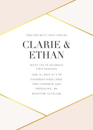 Modern Color Block Wedding Modern Color Block Wedding