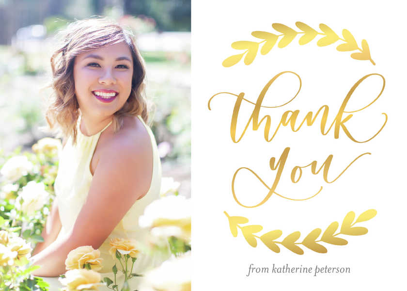 Vine Thank You by Letters by Shells Vine Thank You by Letters by Shells