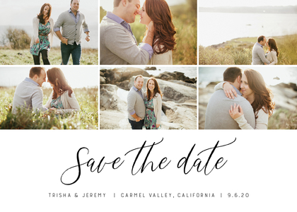 Modern Collage Save the Date Modern Collage Save the Date