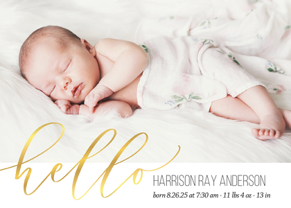 Hello Baby by Letters by Shells Hello Baby by Letters by Shells