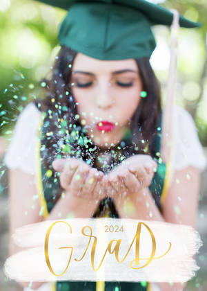 Grad Announcement by Letters by Shells Grad Announcement by Letters by Shells