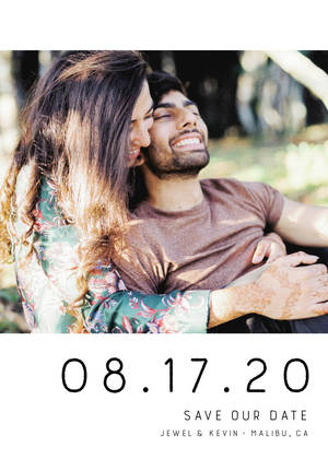 Bold Save the Date Bold Save the Date