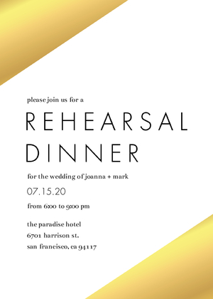 Geometrical Rehearsal Dinner Geometrical Rehearsal Dinner