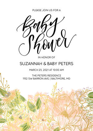 Botanical Baby Shower By The Pigeon Letters Botanical Baby Shower By The Pigeon Letters