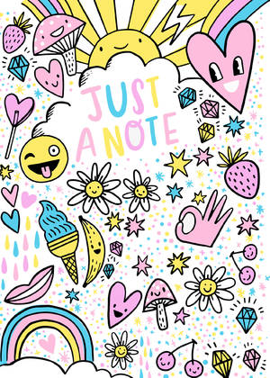 Hand-drawn Emoji Notecard by Hello!Lucky Hand-drawn Emoji Notecard by Hello!Lucky