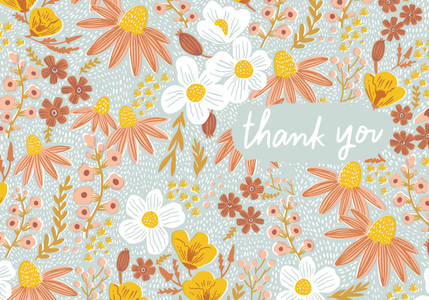 Flower Thank You by Hello!Lucky Flower Thank You by Hello!Lucky