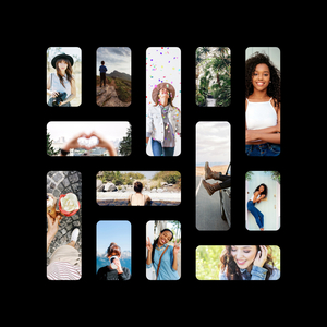 Mosaic Style Photo Book Black Mosaic Style Photo Book Black
