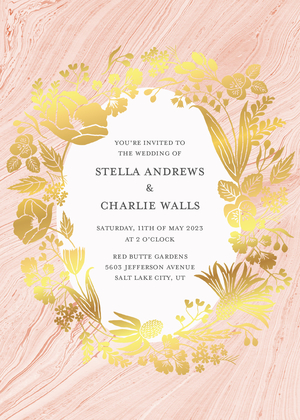Floral Wedding Suite by The House That Lars Built Floral Wedding Suite by The House That Lars Built