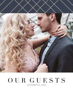 Classic Glamorous Wedding Guest Book Classic Glamorous Wedding Guest Book